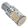 LED лампа BAU15S 1156 P21W 3030 32SMD Yellow CANBUS 21W (11730) - "Модная Тачка" магазин автоэлектроники