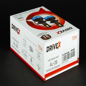 Комплект автомобильных светодиодных LED ламп DriveX AL-08 HB4 9006 6000K, 2 шт
