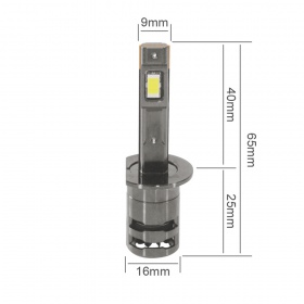 Комплект автомобильных светодиодных LED ламп CYCLONE H1 6000K type 42, 2 шт