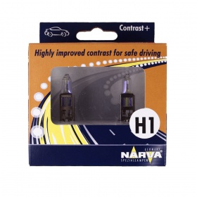 Галогеновые лампы Narva H1 Contrast+ 12V 55W P14,5s (48520)