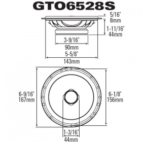 Автоакустика JBL GTO-6528S