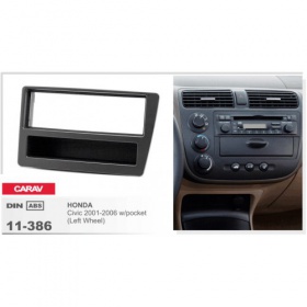 Рамка переходная CARAV 11-386 1-din (арт. 4376) - "Модная Тачка" магазин автоэлектроники