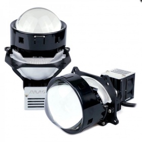 Комплект автомобильных светодиодных Bi-LED линз AMS ULTIMATE U7 3.0'' F (2 шт) - "Модная Тачка" магазин автоэлектроники