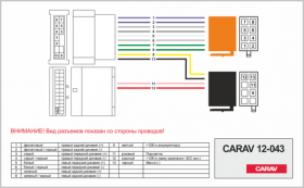 ISO переходник CARAV 12-043
