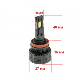 Комплект автомобильных светодиодных LED ламп DECKER PL-03 H11 5000K, 2 шт