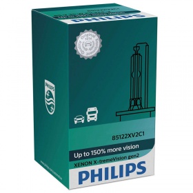 Лампа ксенон Philips D1S X-TREME VISION gen 2 +150% more vision 4800 K 85V 35W PK32D-2 (85415XV2C1)
