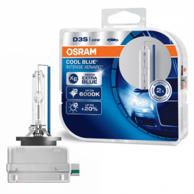 Лампы ксенон OSRAM D3S Cool Blue Intense +20% 2 шт (66340CBI-HCB-DUO) - "Модная Тачка" магазин автоэлектроники