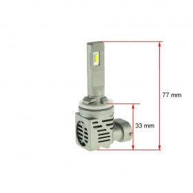 Комплект автомобильных светодиодных LED ламп Cyclone H27 5000K 4600LM TYPE 33, 2 шт