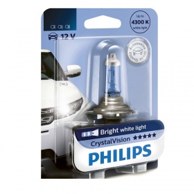 Галогеновая лампа Philips H3 12V 55W PK22S CRISTALVISION  (blister -1 pc.) ( 12336CV-B1)