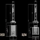 Комплект автомобильных светодиодных LED ламп DriveX D2 PRO series, 2 шт