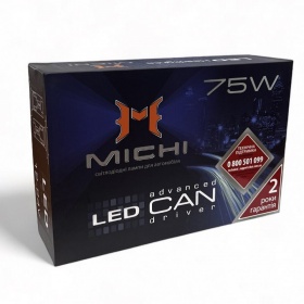 Комплект автомобильных светодиодных LED ламп MICHI MI LED Can H4 Hi/Low (5500K) - 75W, 2 шт