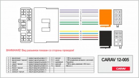 ISO переходник CARAV 12-005