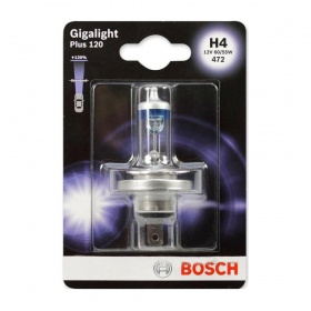 Галогеновая лампа Bosch H4 Gigalight Plus 120% 60/55W 12V (1987301109)