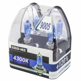 Галогеновые лампы Sho-Me 9005 HB3 4300K +120