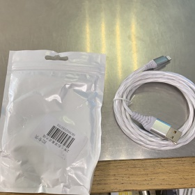 USB кабель с LED подсветкой USB - Lighting, white - "Модная Тачка" магазин автоэлектроники