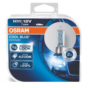 Галогеновые лампы Osram H11 12V 55W PGJ19-2 CBI 4200k Hard Duopet (64211CBI H.D.)