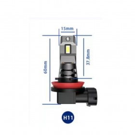 Комплект автомобильных светодиодных LED ламп CYCLONE H11 6000K type 42, 2 шт