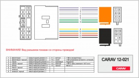 ISO переходник CARAV 12-021