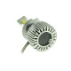 Комплект автомобильных светодиодных LED ламп CYCLONE H7 6000K type 49, 2шт