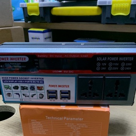 Инвертор 12/220v Solar Power Invertor + 4 USB - "Модная Тачка" магазин автоэлектроники