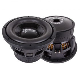 Сабвуферный динамик Kicx Tornado Sound 12M (2+2) (арт. 6463) - "Модная Тачка" магазин автоэлектроники