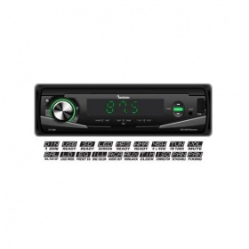 Автомагнитола FANTOM FP-300 Black/Green - "Модная Тачка" магазин автоэлектроники