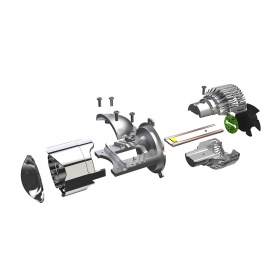 Комплект автомобильных светодиодных Bi-LED ламп-линз CYCLONE LED G11 H4 50W (2 шт)