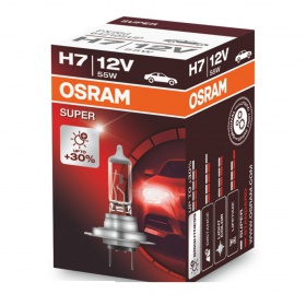 Галогеновая лампа Osram H7 12V 55W PX26d SUPER+30% (64210 SUP)