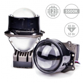 Комплект автомобильных светодиодных Bi-LED линз AMS ULTIMATE U6 3.0 F (2 шт) - "Модная Тачка" магазин автоэлектроники