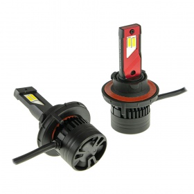 Комплект автомобильных светодиодных LED ламп DECKER PL-01 H13 H/L 5000K, 2 шт