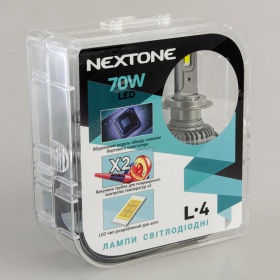 Комплект автомобильных светодиодных LED ламп NEXTONE L4 H1 6000K, 2 шт