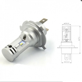 Комплект автомобильных светодиодных LED ламп Baxster SE Plus H4 H/L 6000K, 2 шт - "Модная Тачка" магазин автоэлектроники