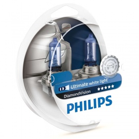 Галогеновые лампы Philips H1 12V 55W P14.5S DIAMONDVISION (Set - 2 pcs.) (12258DV-S2)