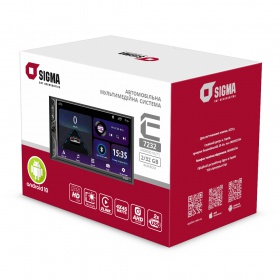 Автомагнитола мультимедиа Sigma E7232 ANDROID 10 2/32Gb