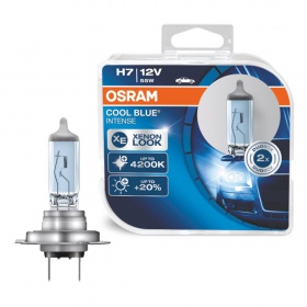 Галогеновые лампы Osram H7 12V 55W PX26d  CBI 4200K Hard Duopet (64210 CBI H.D)