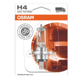 Галогеновая лампа Osram H4 24V 75/70W P43t blister01 (64196-01B)