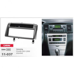 Рамка переходная CARAV 11-037 1-din (арт. 4056) - "Модная Тачка" магазин автоэлектроники