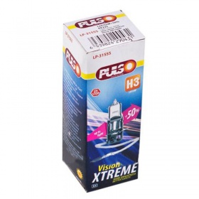 Галогеновая лампа Pulso H3 PK22S  12v 55w +50% X-treme Vision clear/box (LP-31555)