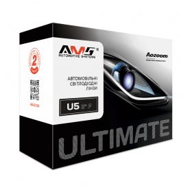 Комплект автомобильных светодиодных Bi-LED линз AMS ULTIMATE U5 3.0 F (2 шт)