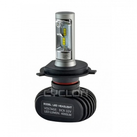 Комплект автомобильных светодиодных LED ламп Cyclone LED H7 5000K 4000Lm type 9 - "Модная Тачка" магазин автоэлектроники