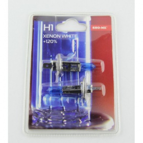 Галогеновые лампы Sho-Me H1 4300K +120 (арт. 11000)