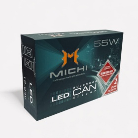 Комплект автомобильных светодиодных LED ламп MICHI MI LED Can 9005/9006 (5500K) - 55W, 2 шт