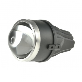 Комплект автомобильных светодиодных Bi-LED линз ПТФ CYCLONE LED FOG 2.5" 4300K (2 шт) - "Модная Тачка" магазин автоэлектроники