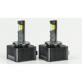 Комплект автомобильных светодиодных LED ламп DriveX D3 DLX Ultra 55W 6000K CAN, 2 шт - "Модная Тачка" магазин автоэлектроники