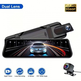 Зеркало-монитор с видеорегистратором 10" TJ-430512VB - "Модная Тачка" магазин автоэлектроники