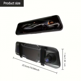 Зеркало-монитор с видеорегистратором 10" ADDKEY D123