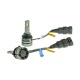 Комплект автомобильных светодиодных LED ламп CYCLONE HB4 9006 5000K 5100LM TYPE 27s, 2 шт