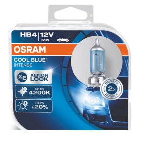 Галогеновые лампы Osram HB4 9006 12V 51W P22d CBI 4200K Hard Duopet (9006 CBI H.D.)