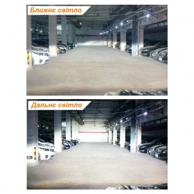Комплект автомобильных светодиодных LED ламп-линз DECKER GL-01 PRO H4 6K H/L, 2 шт